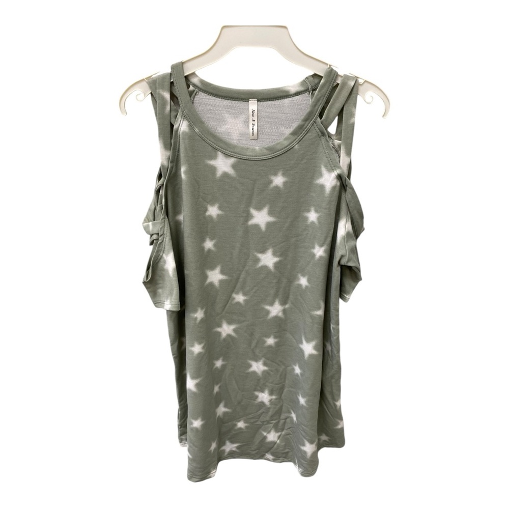 Olive and Stars Women’s Drop Strap Sleeve Top A203